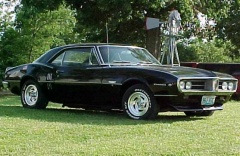 1967 Black Pontiac Firebird 350 Coupe