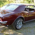 1967 67 Metallic Burgundy Pontiac Firebird 400 H O Coupe