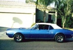 1967 Blue Pontiac Firebird 400 Convertible