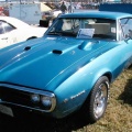 1967 Blue Pontiac Firebird Coupe