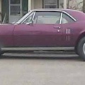 1967 Burgundy Pontiac Firebird Modified Coupe