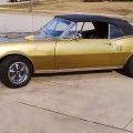 1967 Coronado Gold with more metal flake Pontiac Firebird 400 Convertible