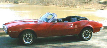 1967 Regimental Red Pontiac Firebird 400 Convertible 2