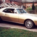 1967 signet gold Pontiac Firebird 326 Coupe