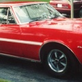 1967 Regimental Red Pontiac Firebird OHC 6 Sprint Coupe
