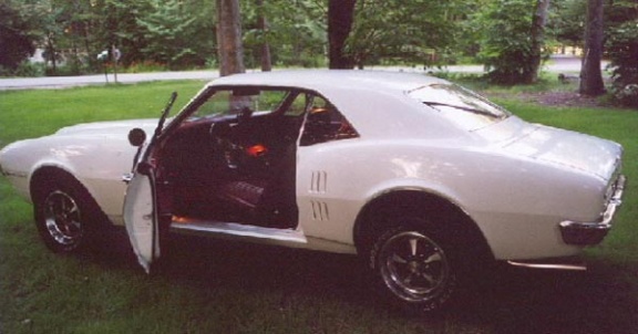 1967 White Pontiac Firebird Modified Coupe