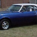 1968 Blue Pontiac Firebird Modified Coupe 2