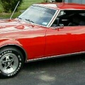 1968 Bright Red Pontiac Firebird 400 Coupe