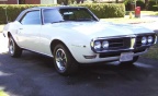 1968 Cameo White Pontiac Firebird Modified Coupe
