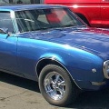 1968 Metallic Blue Pontiac Firebird 350 Coupe