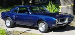 1968 2004 GM Indigo Blue Pontiac Firebird 350 Coupe