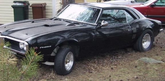 1968 Black Pontiac Firebird Modified Coupe