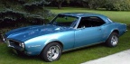 1968 Blue Pontiac Firebird 400 Coupe 2