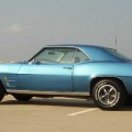 1969 Bahama Blue Pontiac Firebird 350 Coupe