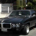 1969 Black Pontiac Firebird 350 Coupe 2