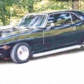 1969 black Pontiac Firebird Modified Coupe