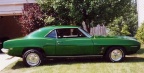 1969 Candy Apple Green Pontiac Firebird Modified Coupe