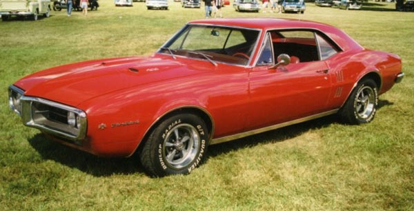 1967 Regimental Red Pontiac Firebird 400 Coupe 2