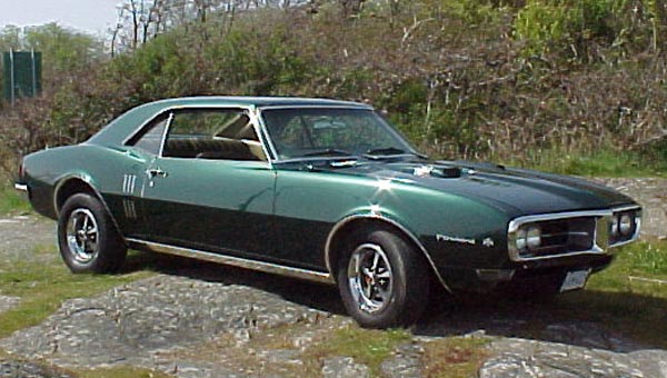 1968 Forest Green Pontiac Firebird 400 Coupe
